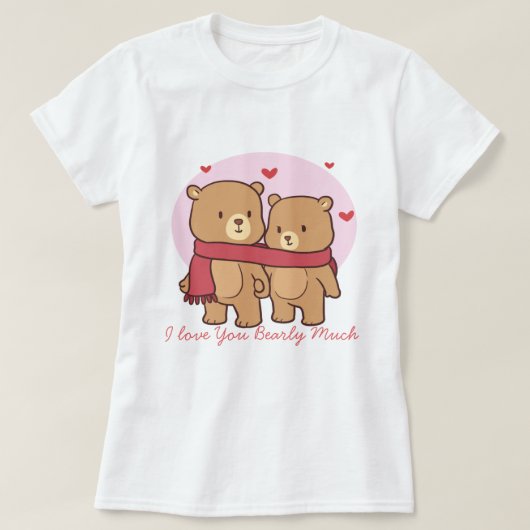 Beren in Love T-Shirt (Design voorkant)