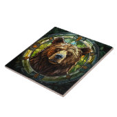 Beren keramische Tegel Tegeltje (Zijkant)