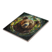 Beren keramische Tegel Tegeltje (Zijkant)