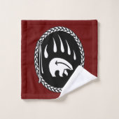 Beren keuken voor handdoeken Aangepaste stamdoeken (Wasdoekje)