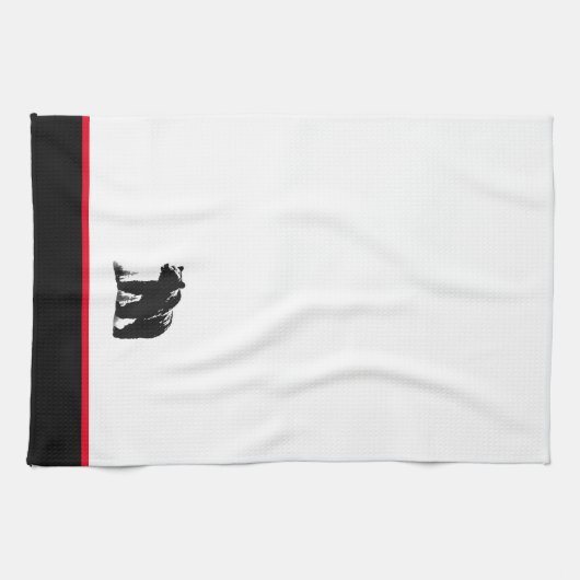 Beren keukenhanddoek (Horizontaal)