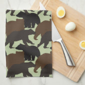 Beren keukenhanddoek (Quarter Fold)