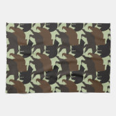 Beren keukenhanddoek (Horizontaal)