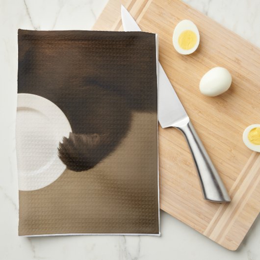 Beren keukenhanddoek van mama (Quarter Fold)