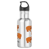 Beren Kinder waterflacon met naam Waterfles (Achterkant)