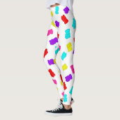 beren kleurrijk regenboogsnoep leggings (Links)