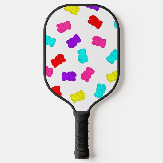 beren kleurrijke regenboog snoep pickleball pil pickleball paddle (Voorkant)