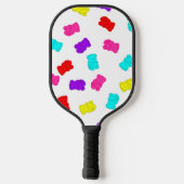 beren kleurrijke regenboog snoep pickleball pil pickleball paddle (Achterkant)