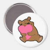 Beren knuffelmagneten magneet (Voorkant / Achterkant)