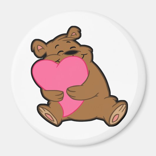 Beren knuffelmagneten magneet (Voorkant)