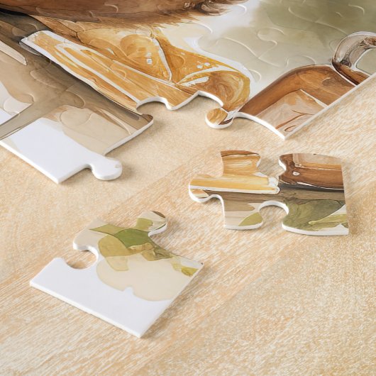 Beren knuffels; De perfecte puzzel voor kinderen Legpuzzel (Zijkant)