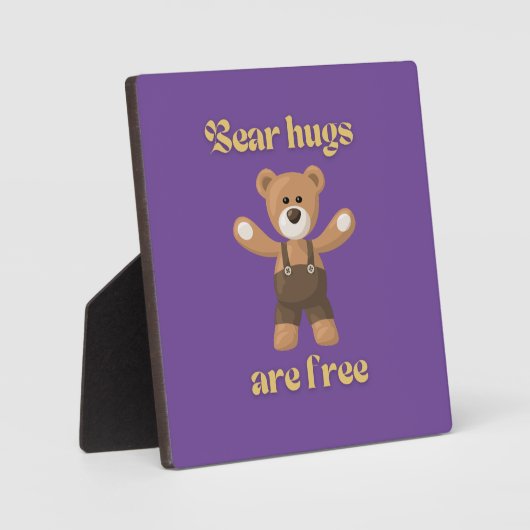 Beren knuffels zijn gratis fotoplaat (Voorkant)