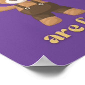 Beren knuffels zijn gratis poster (Hoek)