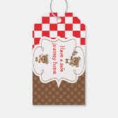 Beren koken Dank je cadeau Label Cadeaulabel (Achterkant)