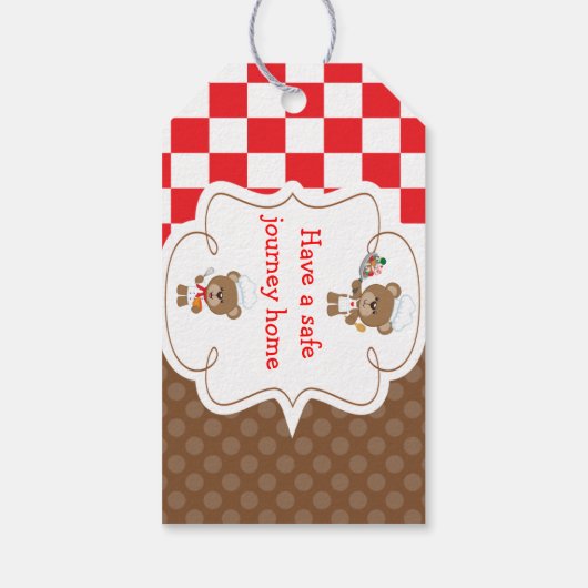 Beren koken Dank je cadeau Label Cadeaulabel (Achterkant)