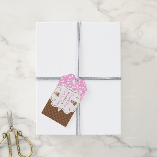 Beren koken Dank je cadeau Label Cadeaulabel (Met Touw)