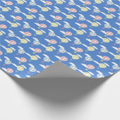 Beren & Konijn Hete Luchtballon Dagje uit Cadeaupapier (Hoek)