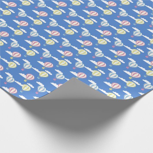 Beren & Konijn Hete Luchtballon Dagje uit Cadeaupapier (Hoek)