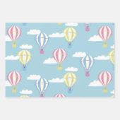 Beren & Konijn Hete Luchtballon Dagje uit Inpakpapier Vel (Voorkant 2)