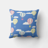 Beren & Konijn Hete Luchtballon Dagje uit Kussen (Achterkant)