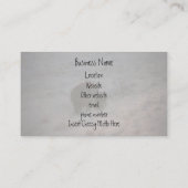 Beren lopen op zonsondergang; Promotie Visitekaartje (Achterkant)