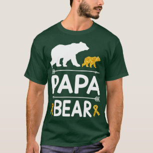 Beren lopen samen papa opa kleinzoon Daugh T-shirt