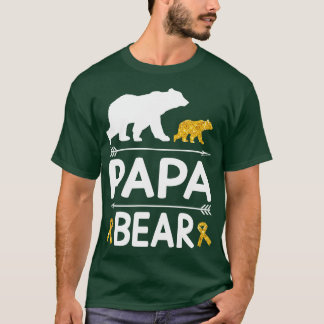Beren lopen samen papa opa kleinzoon Daugh T-shirt