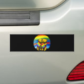 Beren Love Couple LGBT Rainbow Flag Bumpersticker (Op auto)