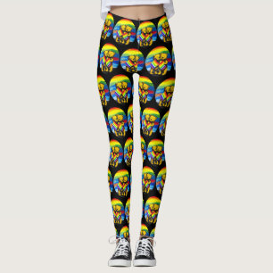 Beren Love Couple LGBT Rainbow Flag Leggings