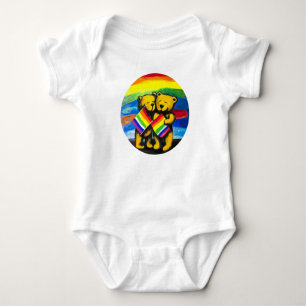 Beren Love Couple LGBT Rainbow Flag Romper