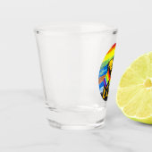 Beren Love Couple LGBT Rainbow Flag Shot Glas (Links)