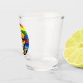 Beren Love Couple LGBT Rainbow Flag Shot Glas (Rechts)