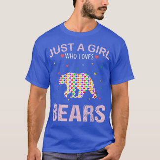 Beren meisjes Vrouwen gewoon een meisje dat van Be T-shirt