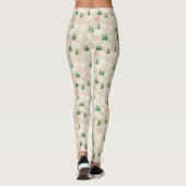 Beren met kerst in het Evergreen Forest Leggings (Achterkant)