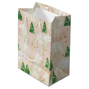 Beren met kerst in het Evergreen Forest Medium Cadeauzakje