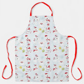 Beren met kerststaarten schort (Voorkant)