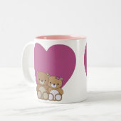 Beren met Mok liefdeshart (Voorkant links)