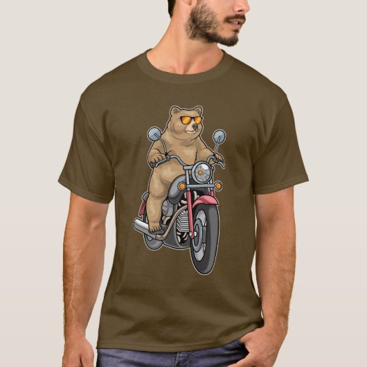Beren motorfiets t-shirt (Voorkant)