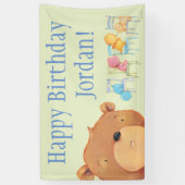 Beren op de verjaardag van de presidentsverkiezing spandoek (Verticaal)