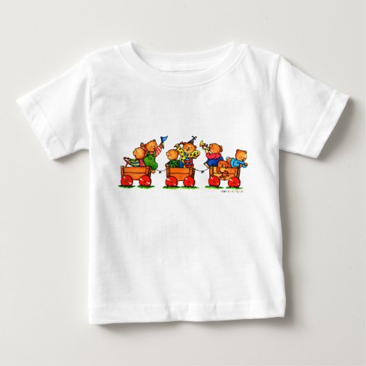 Beren op een Baby Shirt (Voorkant)