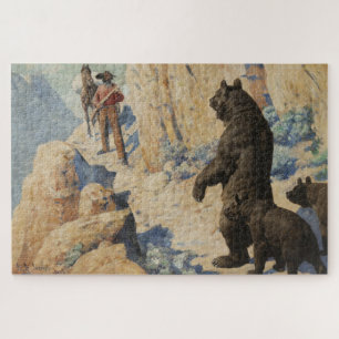 Beren op het pad (Verrassing) 1904 William Robinso Legpuzzel