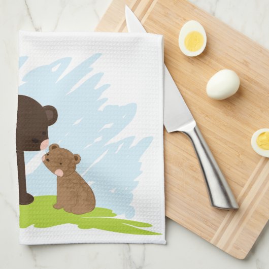 Beren Organic Planet Custom Kitchen & Bath Towels Theedoek (Quarter Fold)