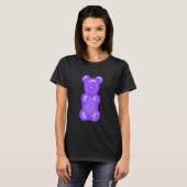 Beren Paars Paars  Gummy Beer T-shirt (Voorkant volledig)
