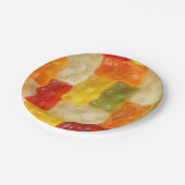 beren papier borden papieren bordje (Gekanteld)