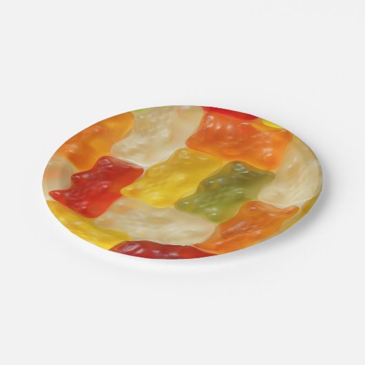 beren papier borden papieren bordje (Gekanteld)