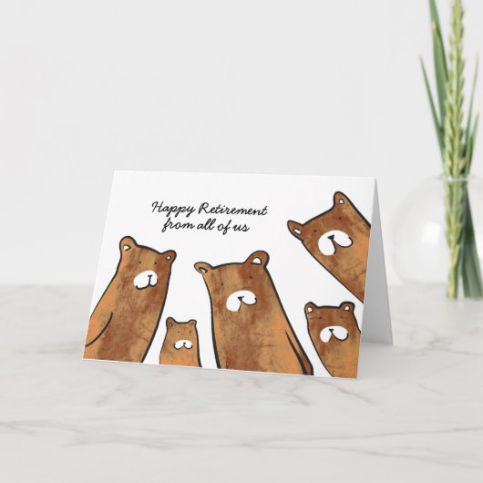 Beren pensioenkaart kaart (Voorkant)