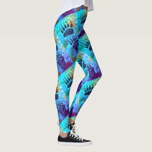 Beren peuters op blauw 2.0 - Leggings (Rechts)