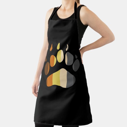 Beren pootstreep schort (Insitu)