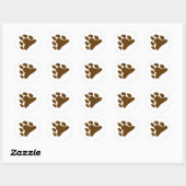 BEREN POOTSYMBOOL RONDE STICKER (Vel)