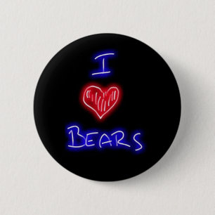 beren ronde button 5,7 cm